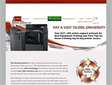 Tablet Screenshot of ddlbusiness.com